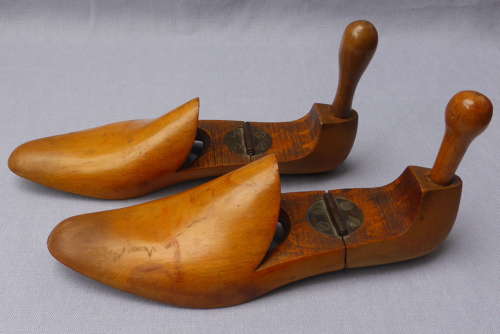Pair of Early 20th Century Wooden Golf Shoe Lasts