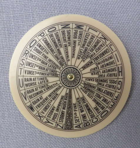 Early 20thC Negretti & Zambra Pocket Forecaster