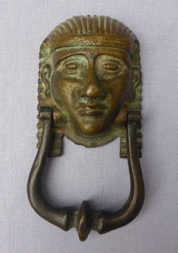 19th Century Egyptian Revival Bronze Sphinx Door Knocker