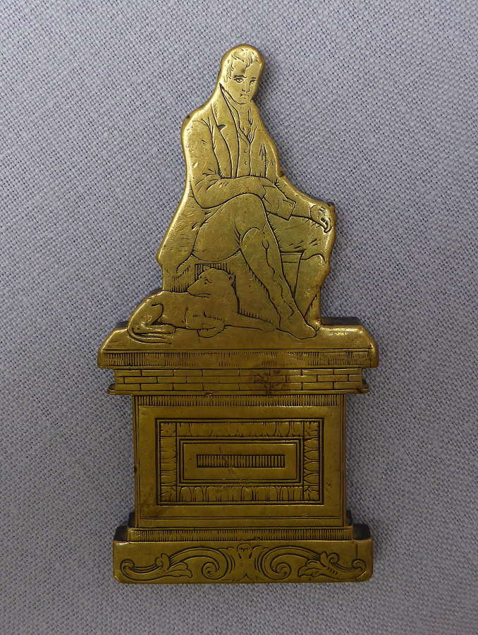Unusual 19th Century Robert Burns Desk Weight