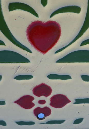 French Art Nouveau Enamel Splash Back Panel
