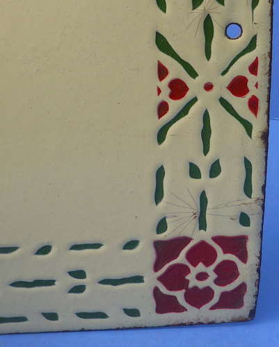 French Art Nouveau Enamel Splash Back Panel