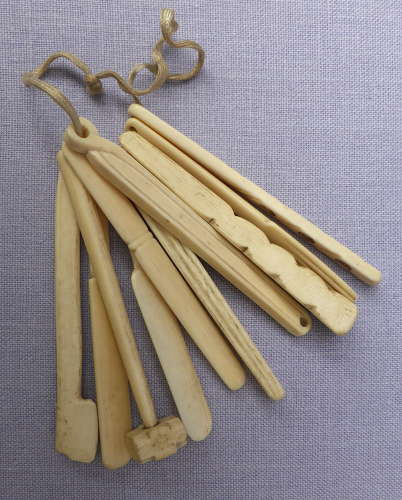 Set of Victorian Baby's Teething Sticks