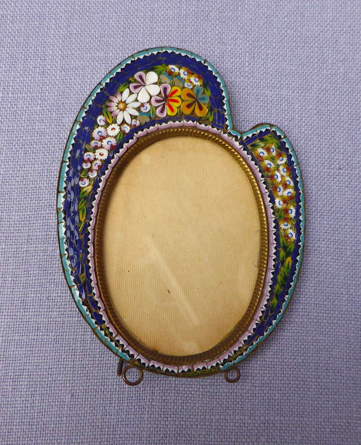 Late 19th century Italian micro mosaic frame
