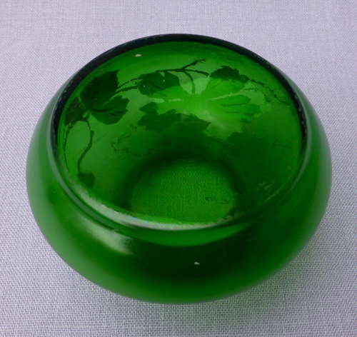 Art Nouveau Bohemian Satin Glass Vase