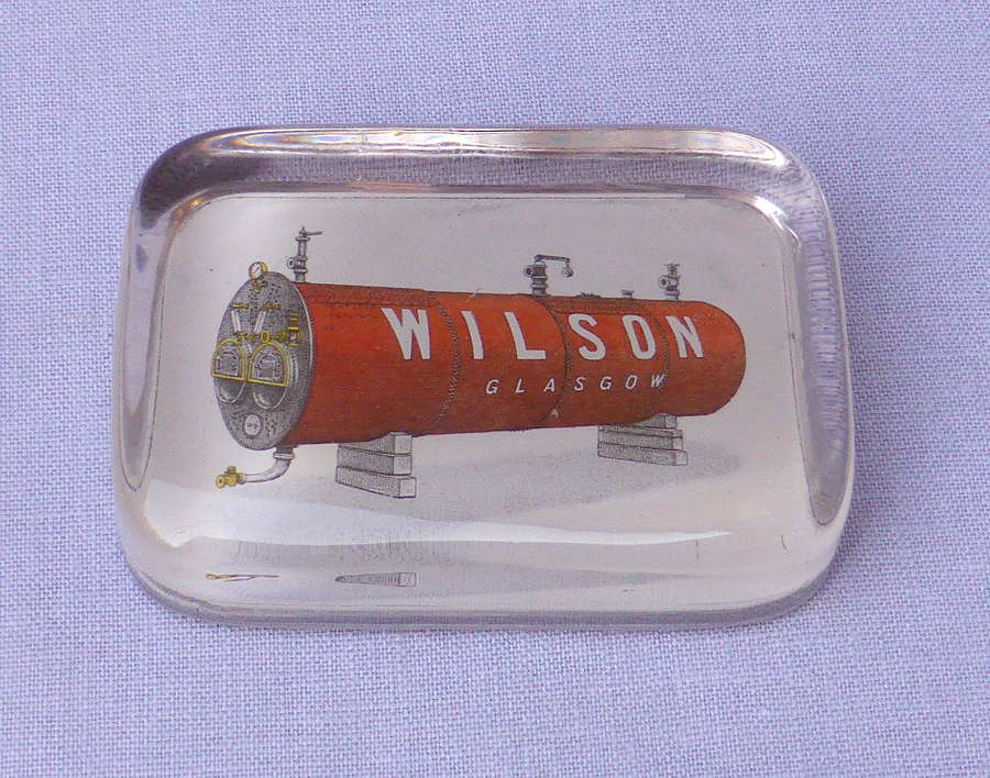 Interesting Wilson Boilermakers Paperweight 1920s