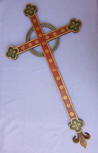 Painted Wooden Cross