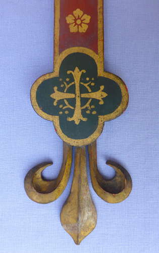 Painted Wooden Cross