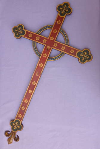 Painted Wooden Cross