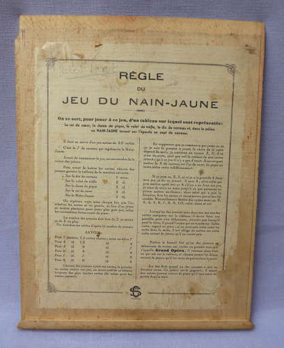 French Jeu du Nain-Jaune game