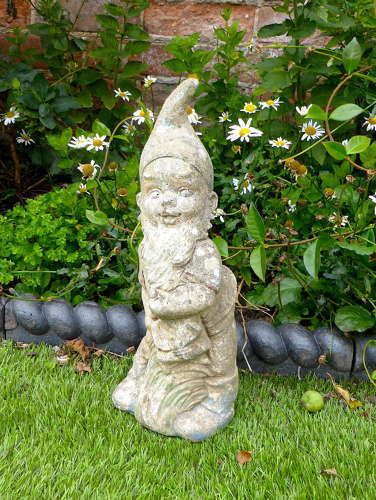 Heissner Cast Stone Garden Gnome