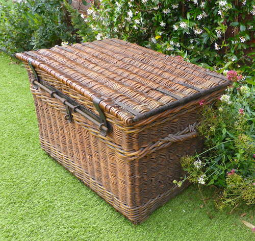 Large Edwardian Country House Laundry Basket