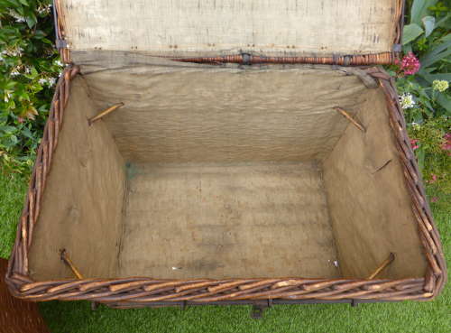 Large Edwardian Country House Laundry Basket