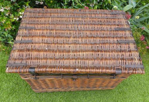 Large Edwardian Country House Laundry Basket
