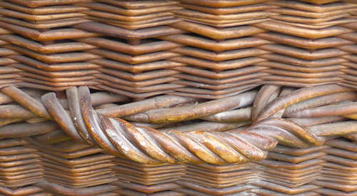 Large Edwardian Country House Laundry Basket