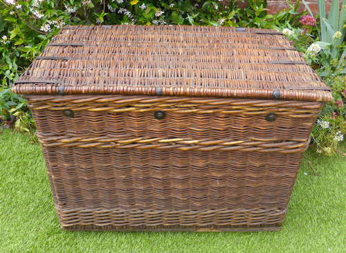 Large Edwardian Country House Laundry Basket