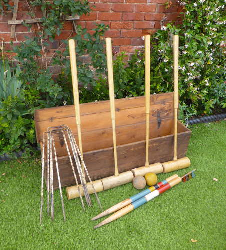 Vintage Sykes Garden Croquet Set