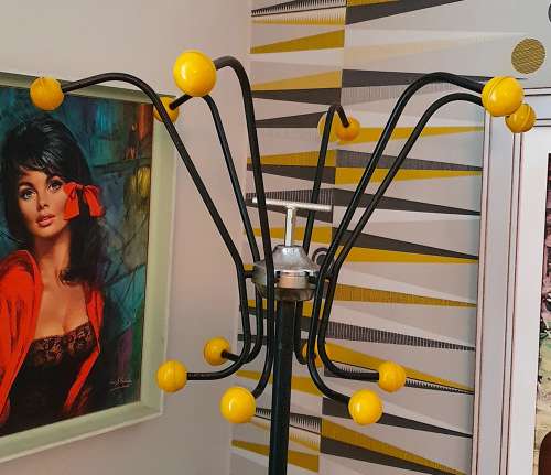 Fabulous Retro Atomic Hago Coat Stand