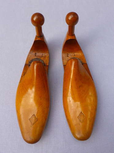 Pair of Early 20th Century Wooden Shoe Lasts
