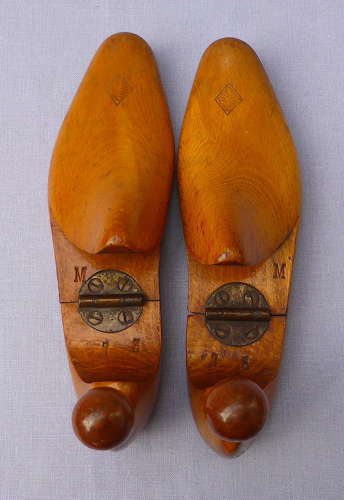 Pair of Early 20th Century Wooden Shoe Lasts