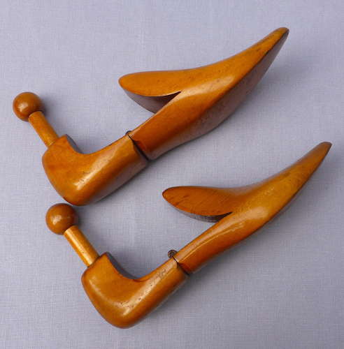 Pair of Early 20th Century Wooden Shoe Lasts