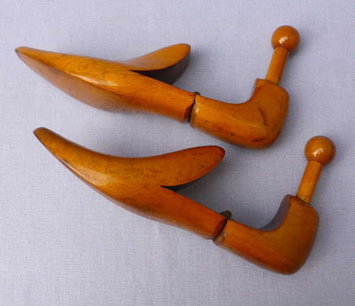 Pair of Early 20th Century Wooden Shoe Lasts