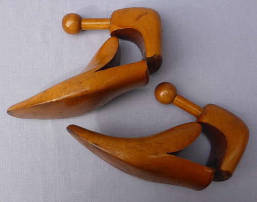 Pair of Early 20th Century Wooden Shoe Lasts