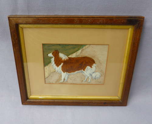 19th Century Painting of a Rough Collie Called Tip