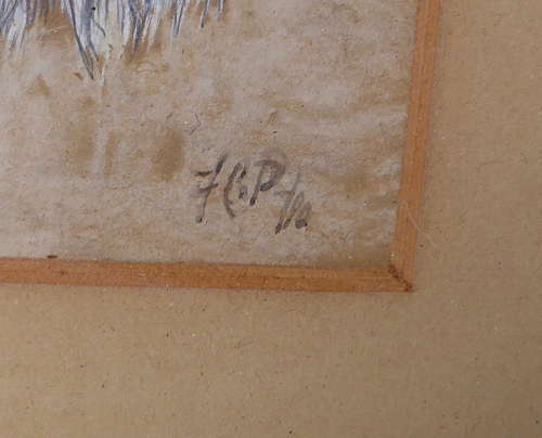 19th Century Painting of a Rough Collie Called Tip
