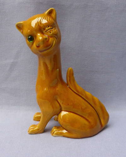 Aller Vale Pottery Grotesque Winking Cat
