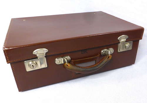 Government Issue Leather Case with Royal Cypher