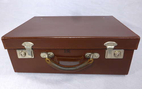 Government Issue Leather Case with Royal Cypher