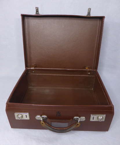 Government Issue Leather Case with Royal Cypher