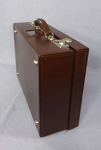 Government Issue Leather Case with Royal Cypher