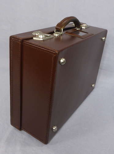 Government Issue Leather Case with Royal Cypher