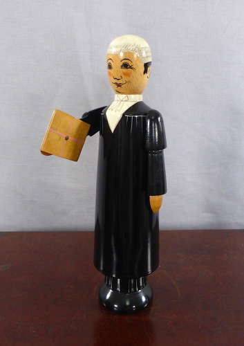 Five Handmade Wooden Stump Dolls