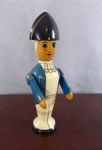 Five Handmade Wooden Stump Dolls