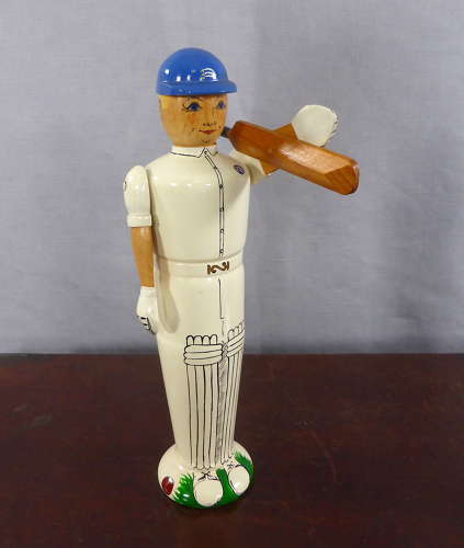 Five Handmade Wooden Stump Dolls