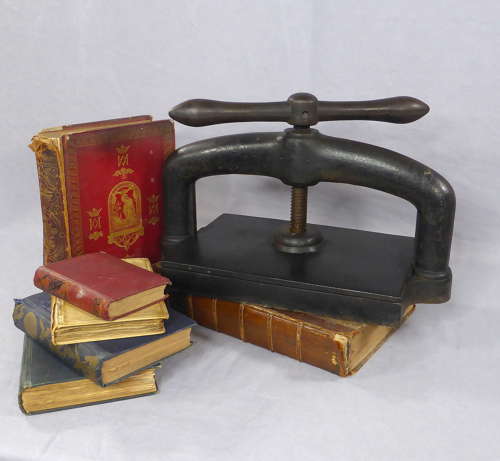 Cast Iron Book Press