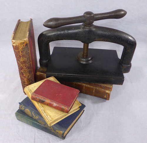 Cast Iron Book Press