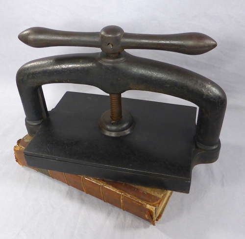 Cast Iron Book Press