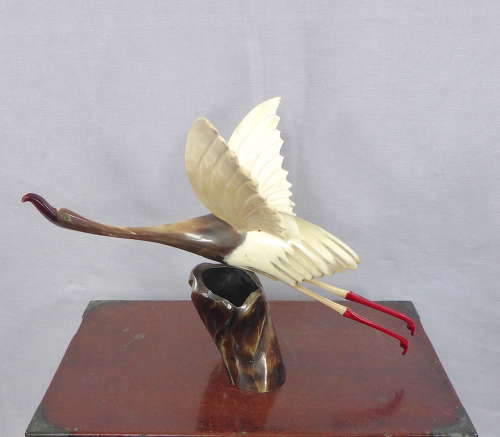 Carved Horn Bird