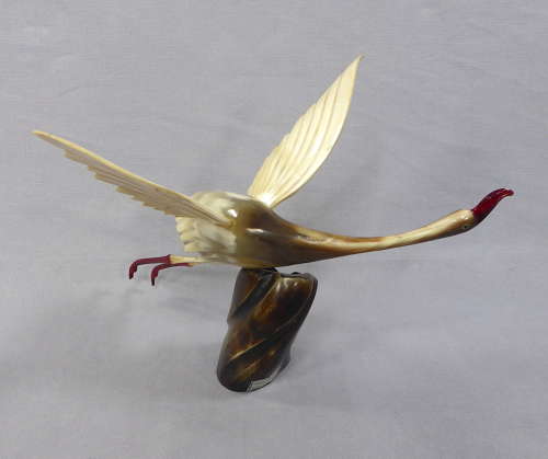 Carved Horn Bird