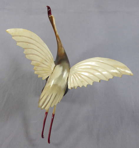 Carved Horn Bird