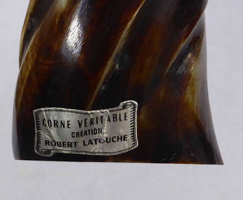 Carved Horn Bird