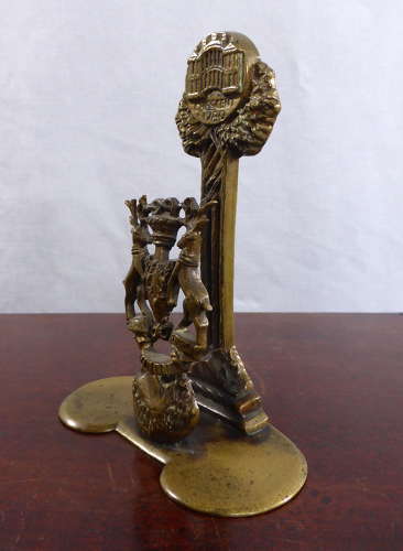 Unusual Bronze Letter Rack c.1880