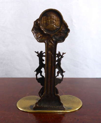 Unusual Bronze Letter Rack c.1880