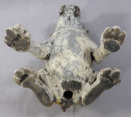 Raku Pottery Bulldog by Phil Hayes