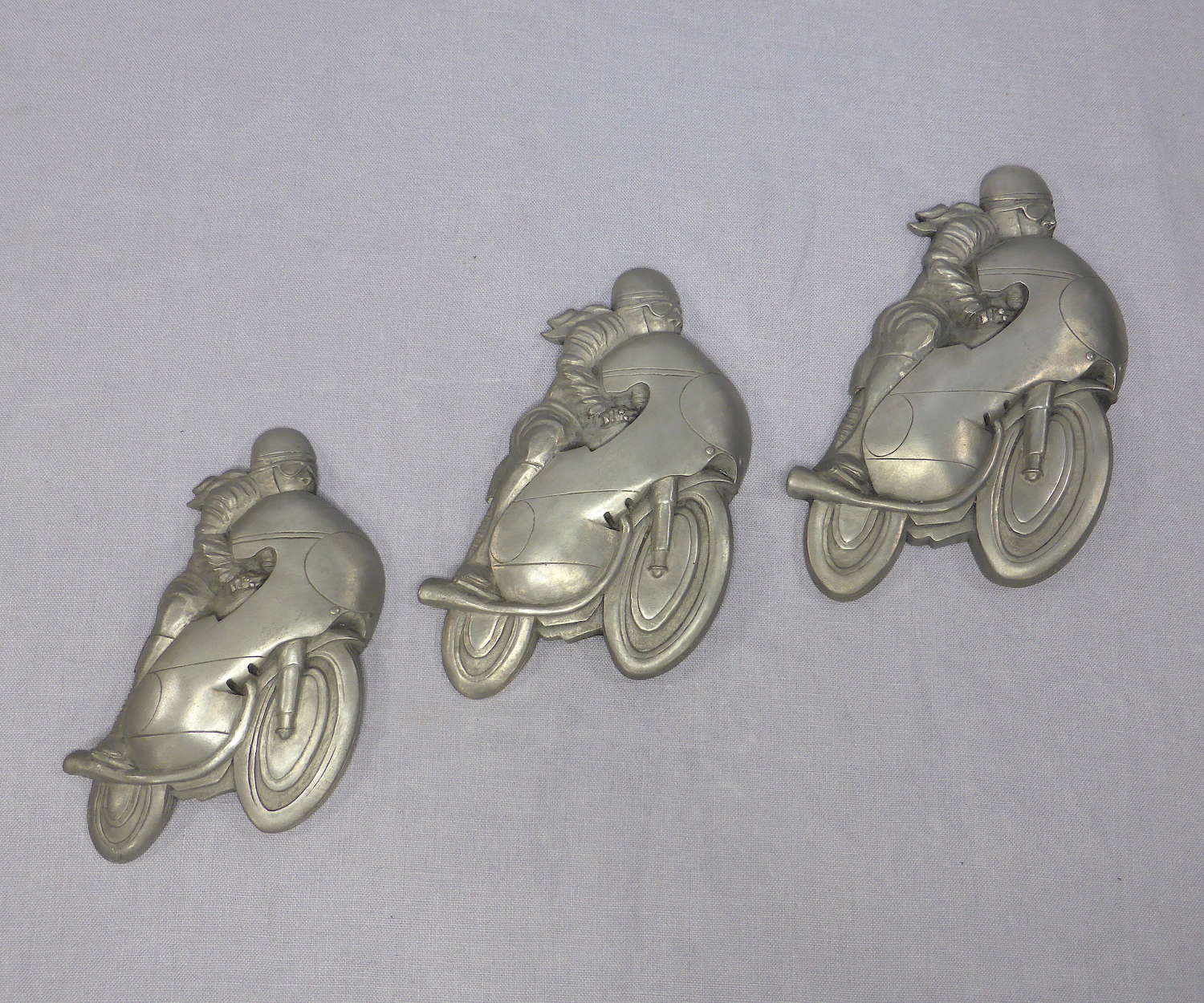 Graduated Motorcyclist Wall Plaques