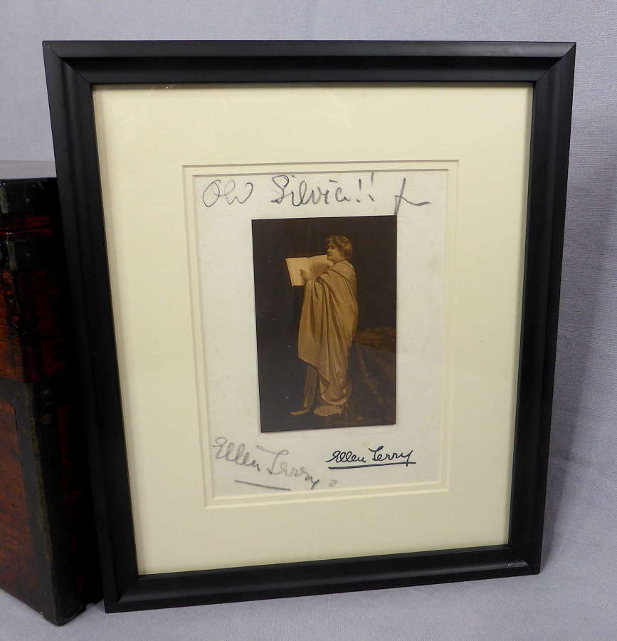 Signed Photograph of Ellen Terry